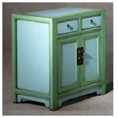 Chinese Antique Furniture Painted Colors Cabinet Lwb567