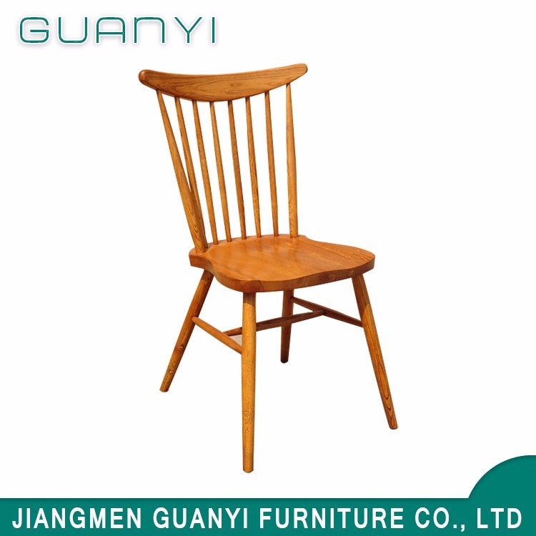 Modern Luxury Hotel Restaurant American Wood Dining Chair2