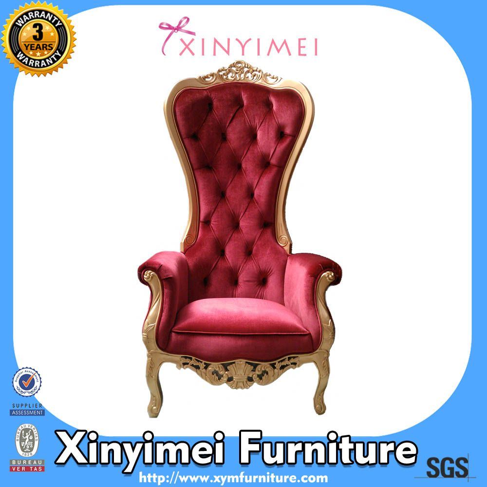 High Back King Throne Chair, Hotel High Back Chair, Wedding Chair (XYM-H116)