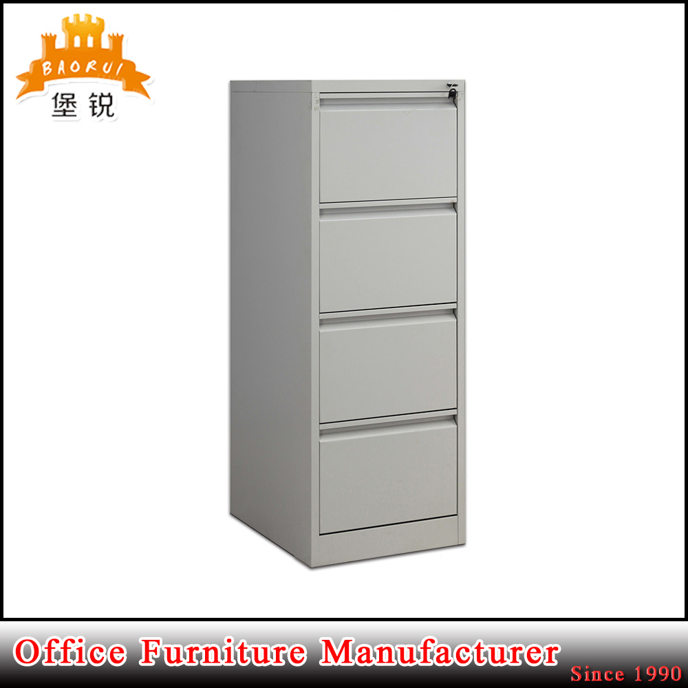 Knock-Down Design Lockable Steel 4 Drawer Filing Cabinet