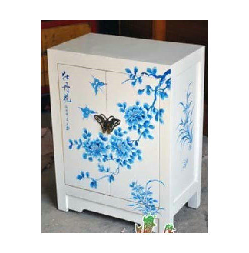 Antique Furniture Painted Cabinet with 2 Doors Lwb705