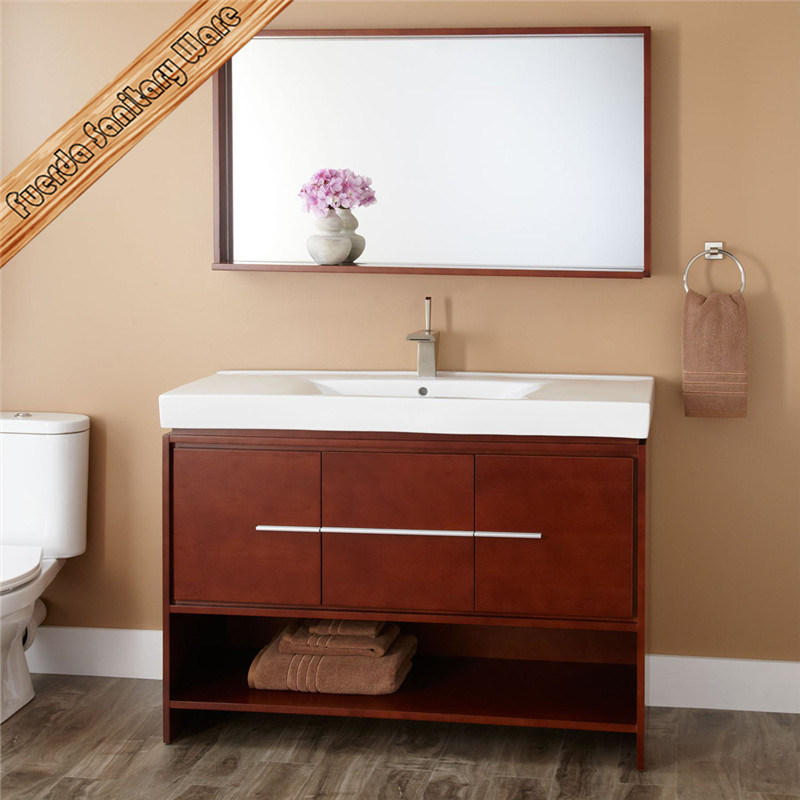 Fed-1255 Modern Solid Wood Bathroom Cabinet