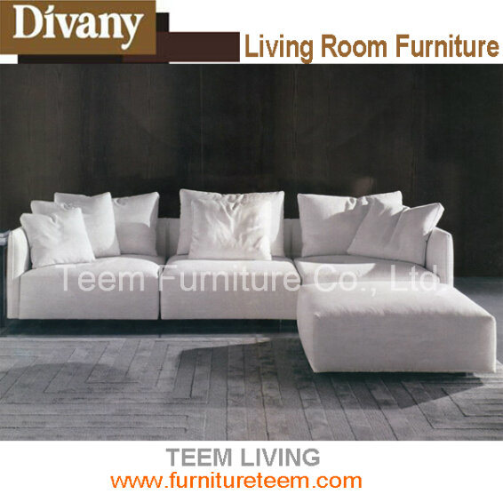 Leather Sofa for Living Room Sofa in Modern Style