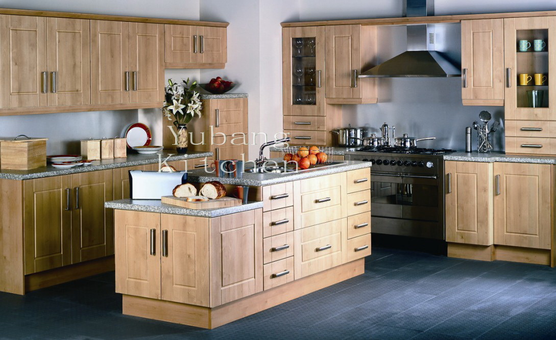 Solid Wood Kitchen Cabinet #282