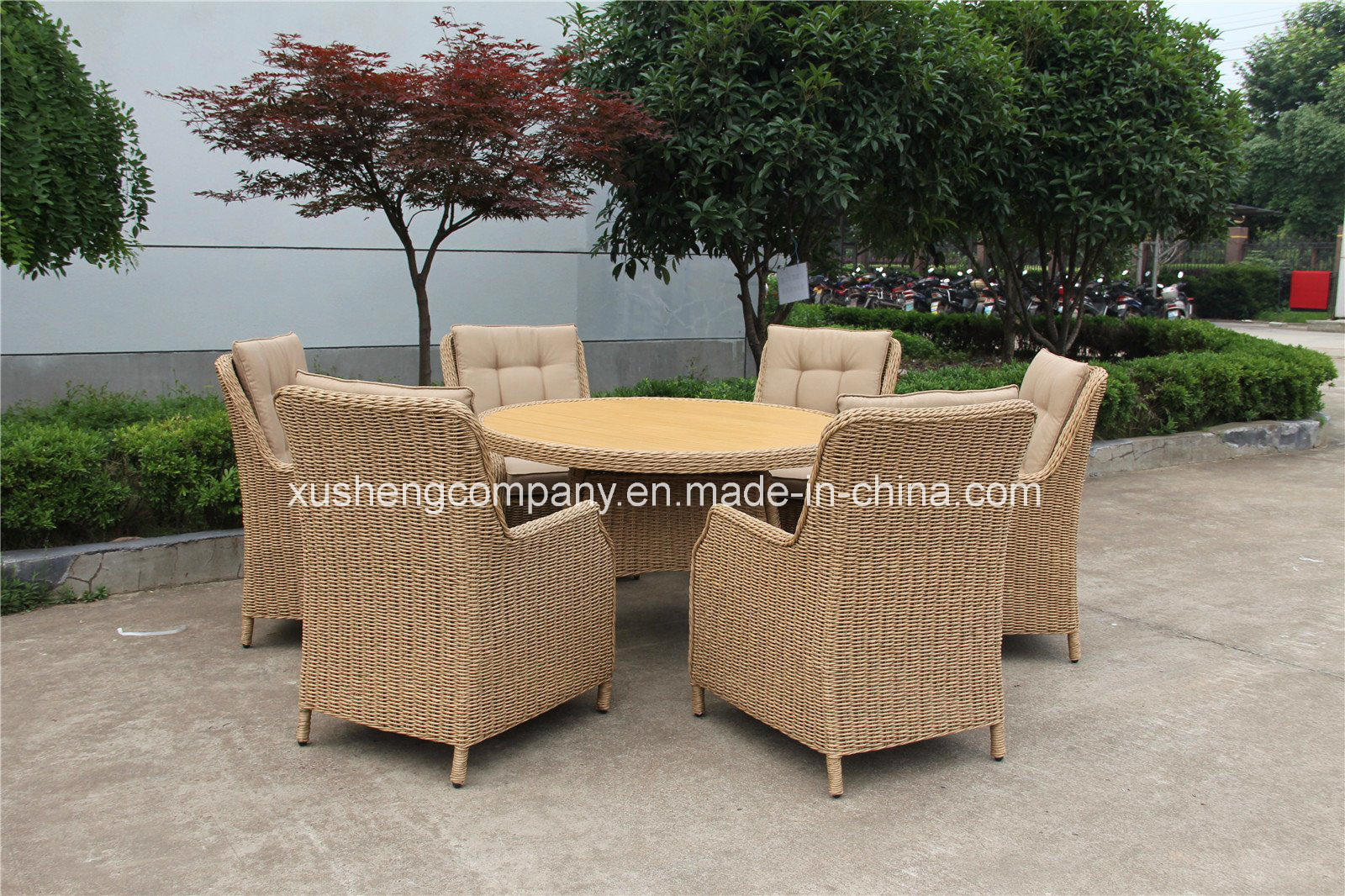 7 PCS of Aluninum Rattan Outdoor Sofa Set