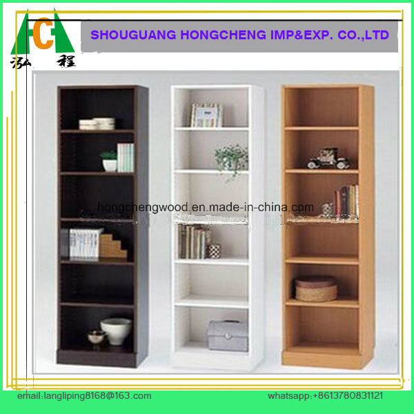 Modern Style Melamine MDF Pb Simple DIY Bookshelf