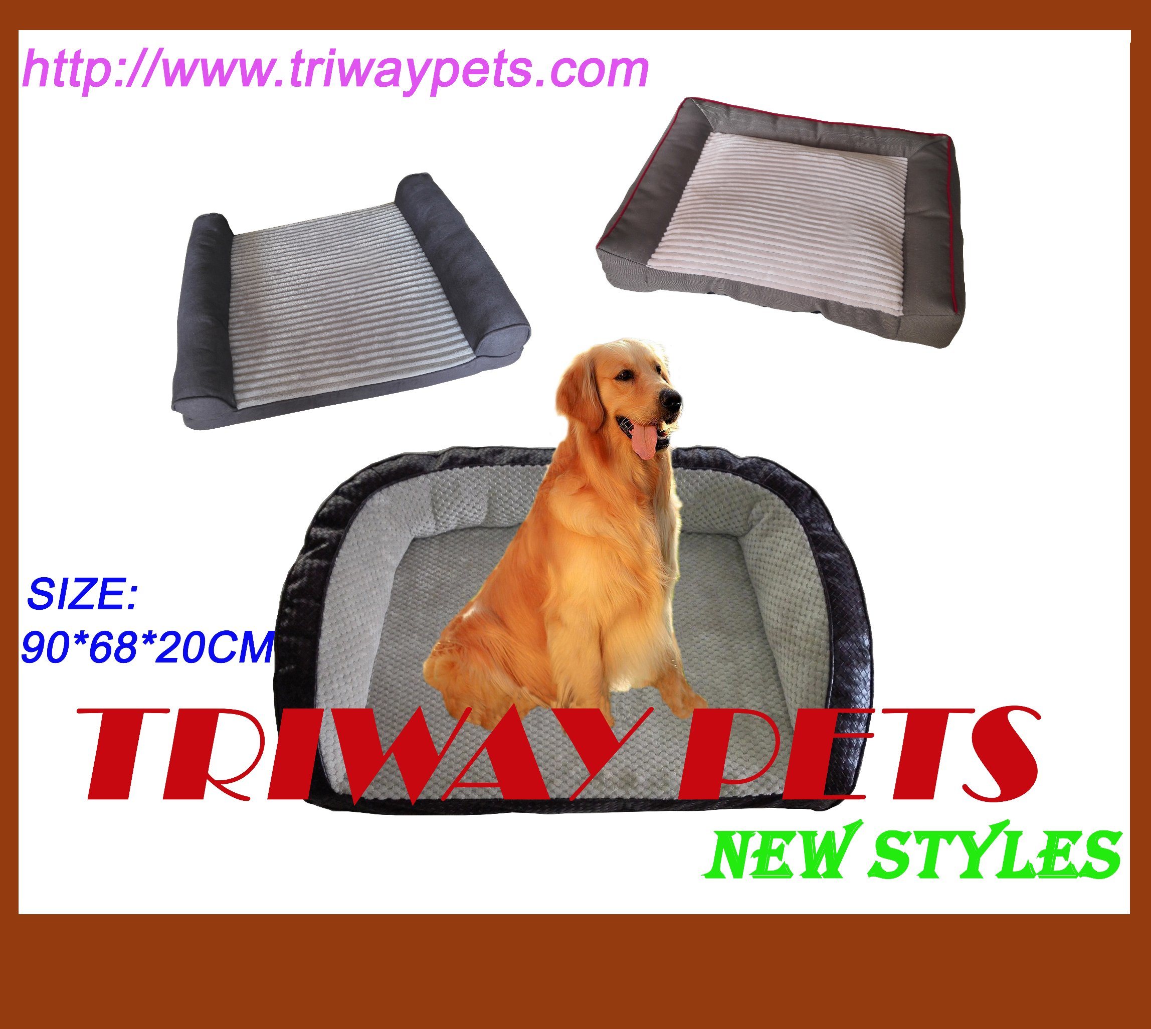 High Quaulity and Comfort Deluxe Bed for Dog (WY161061)