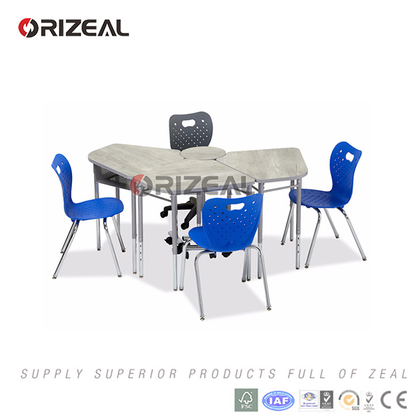 Popular New Style Interactive Classroom Table for Collaborative Learning Classroom School Furniture