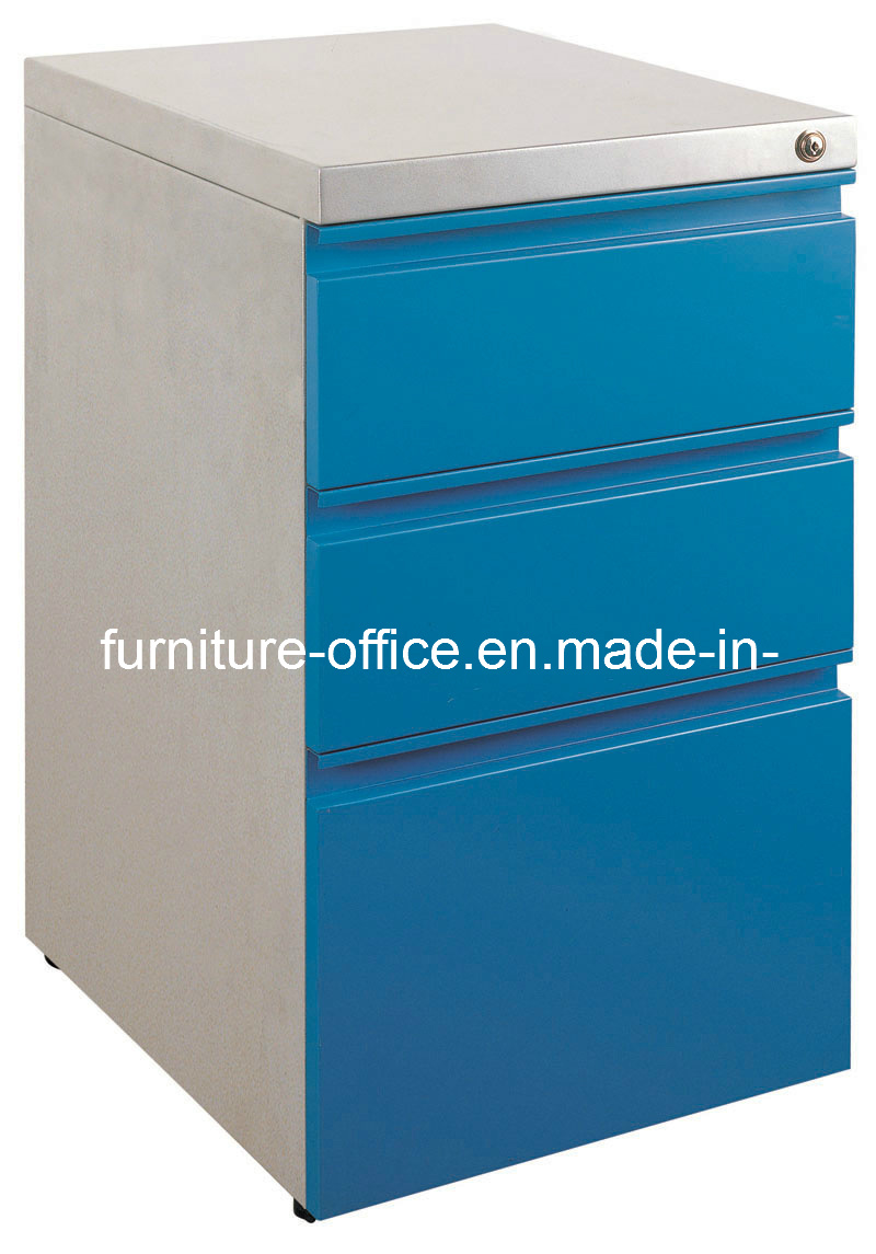 Office Mobile Metal Pedestal File Cabinet with 3 Drawers (T2-FP03B)