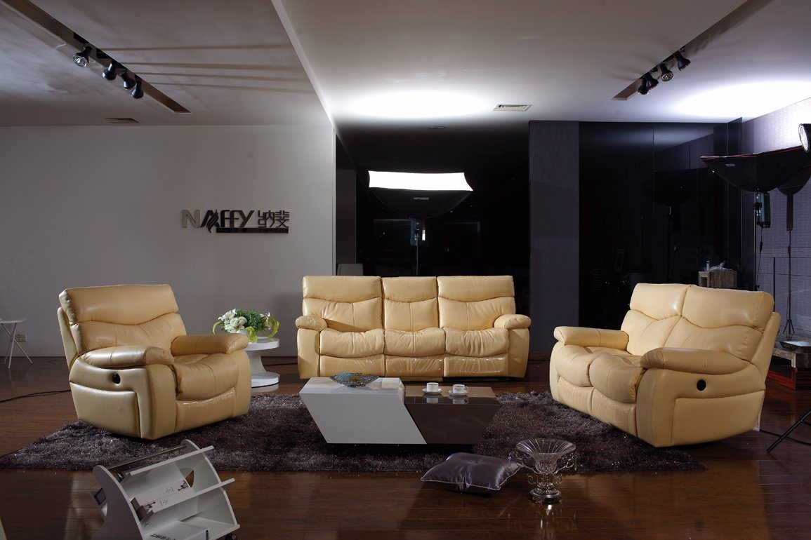 Hot Selling Leisure Leather Sofa (CK-801)