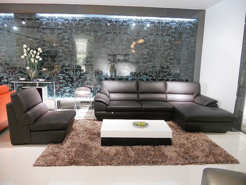 Good Quality Modern Furniture Top Leather Sofa Sbl-9080