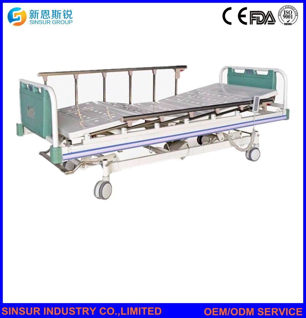 Medical Equipment Electric Three-Function Hospital Ward Patient Nursing Bed