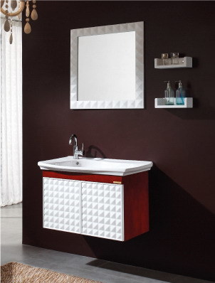 Solid Wood Modern Bathroom Cabinet Ca-M134