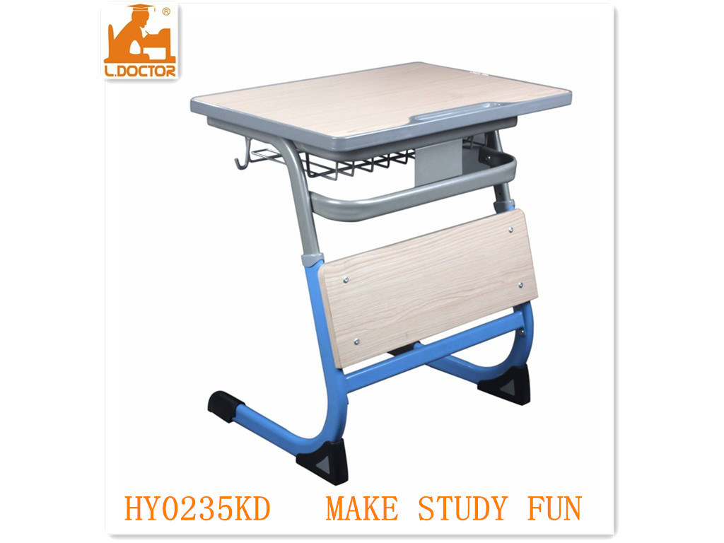 Wood Single Adjustable Table of School Furniture