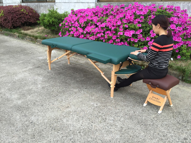 Hot Sale Portable Timber Massage Table Mt-006s-3