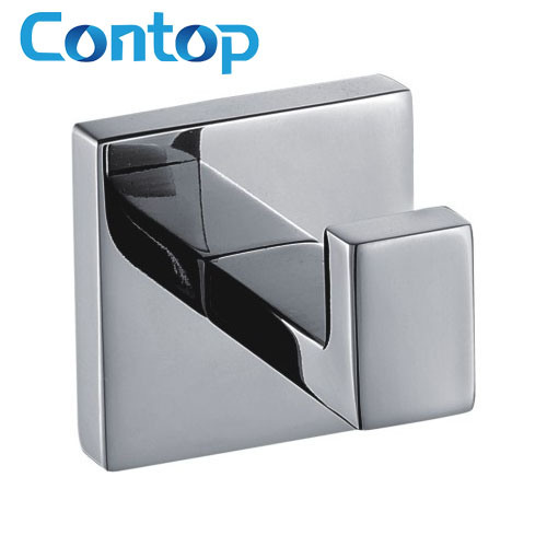 Bathroom Accessories Brass Square Robe Hook