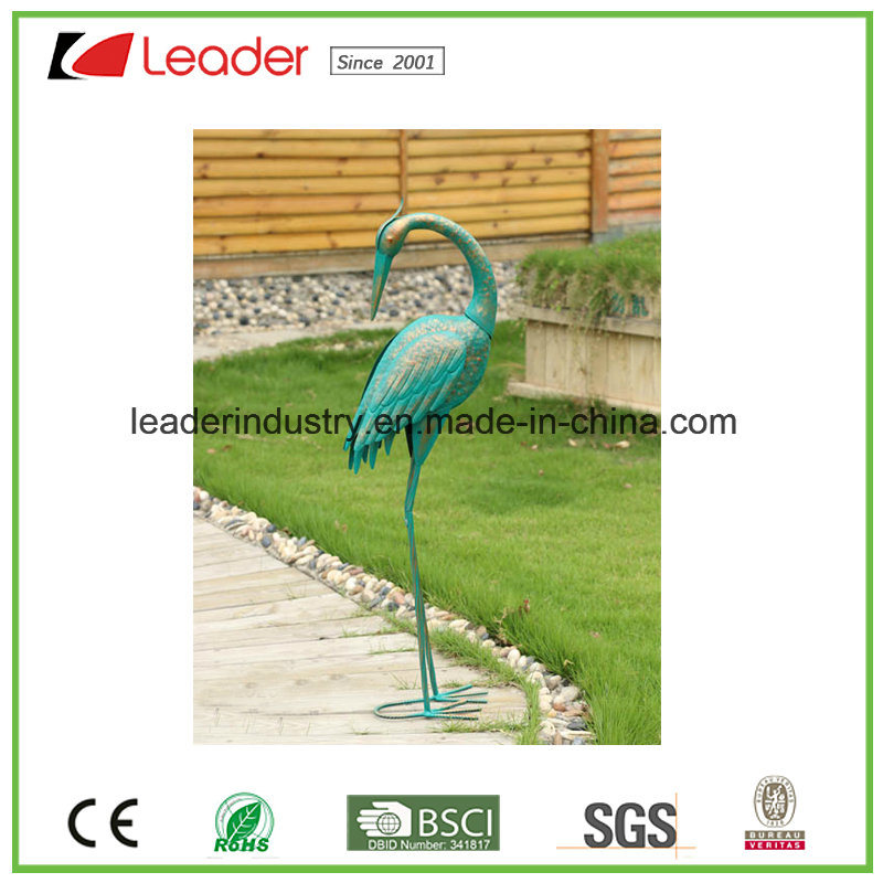 Garden Decorative Metal Bird Figurine for Lawn Decoration