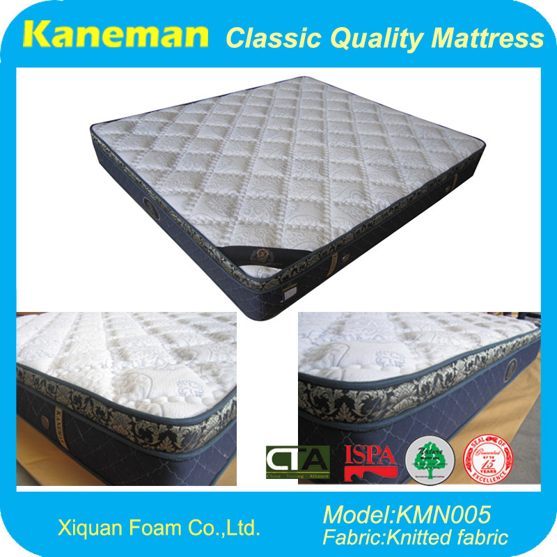 5 Star Hotel Bedroom Room Furniture Spring Mattress (KMN005)