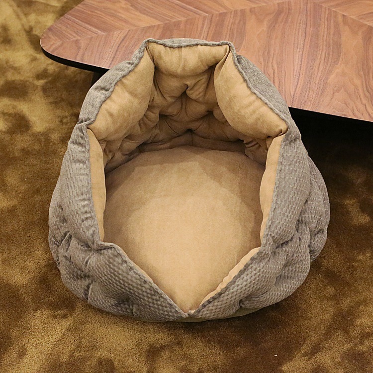 Oxford Cloth European Style Square Superfine Velvet Cat House Luxury Dog Bed