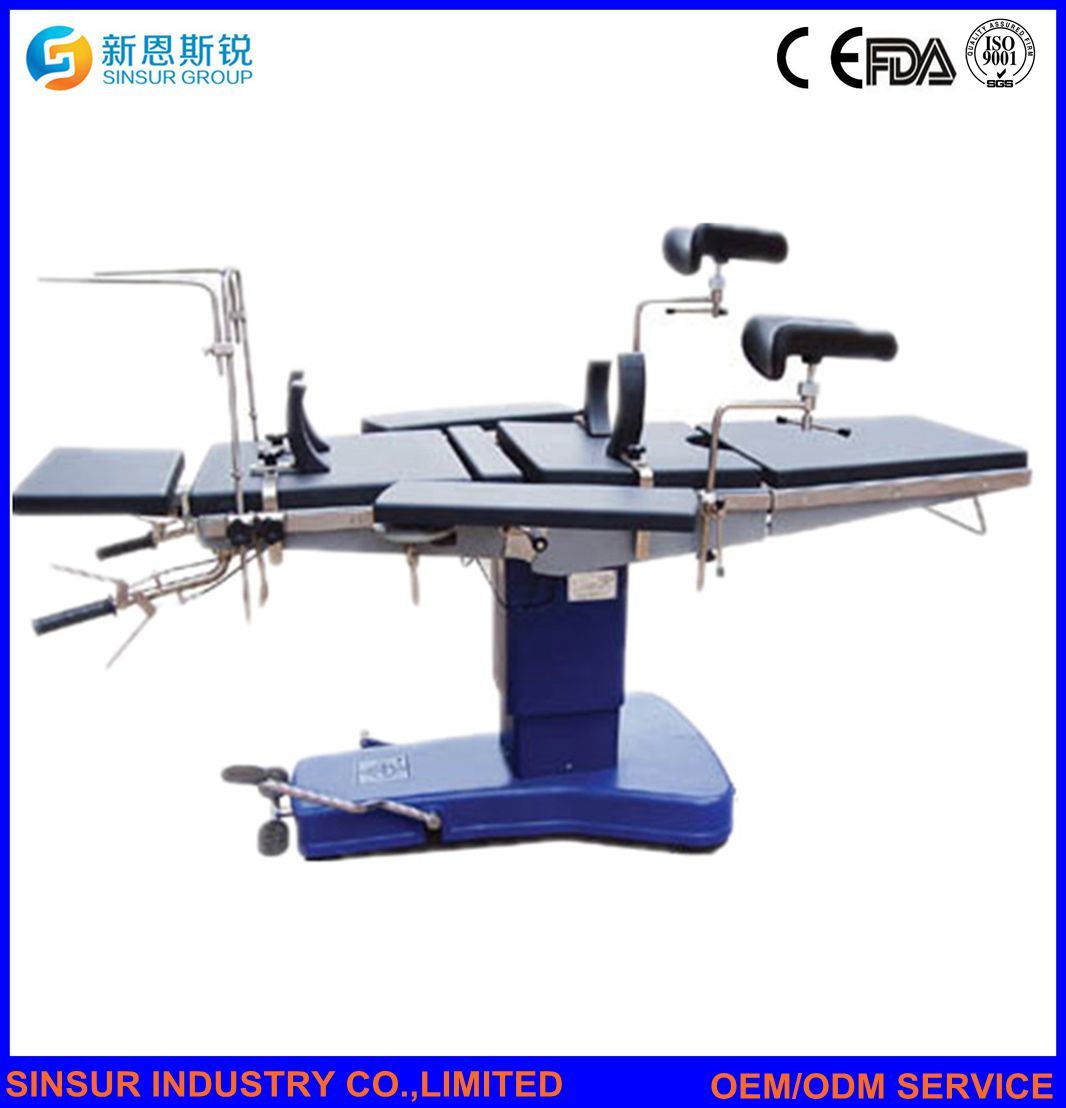 ISO/CE Hospital Equipment General Use Manual Adjustable Surgical Operating Table