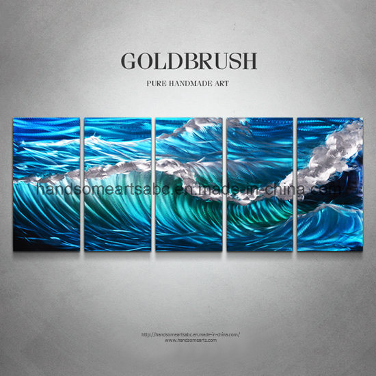 Ocean Landscape Hanging Metal Wall Art for Decoration