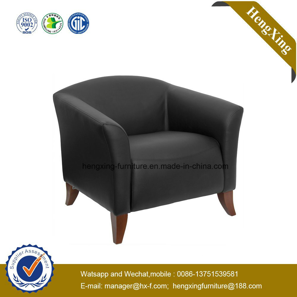 Manager Office Parlor Leisure Sofa Chair Wooden Leg Chair (HX-V061)