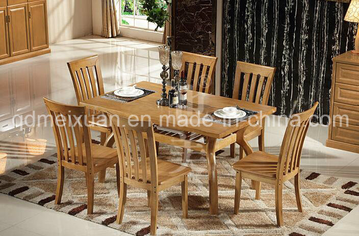 Solid Wooden Dining Table Living Room Furniture (M-X2389)