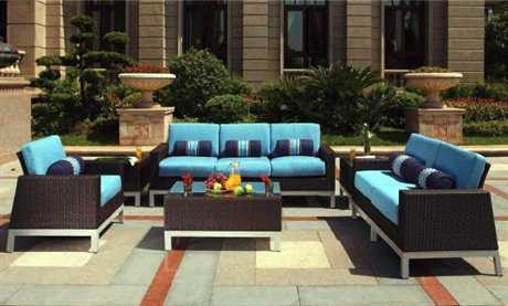 Wf070018 Well Furnir 6 Seater Lounge Set