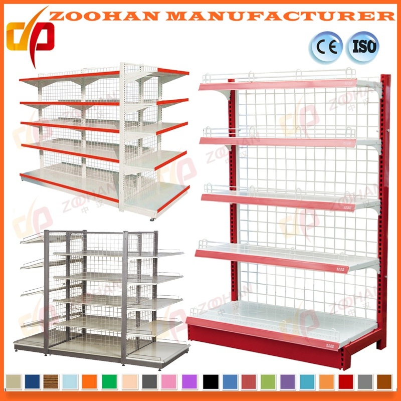 Good Quality Wire Mesh Net Supermarket Display Shelf (Zhs148)