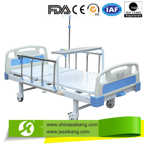 Adjustable Hospital Comfortable Manual ICU Bed