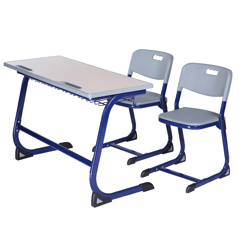 Wood Double Adjustable Desk of School Furniture