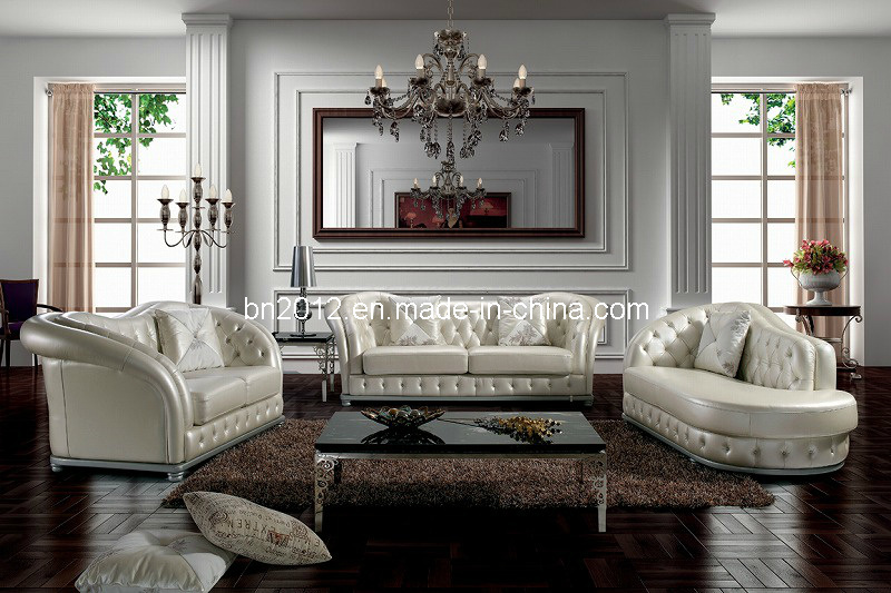 Luxurious Full Leather Sofa (SBO-5929)