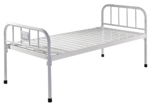 Hospital Care Bed Plastic-Spray Steel Flat Bed (SLV-B4002)