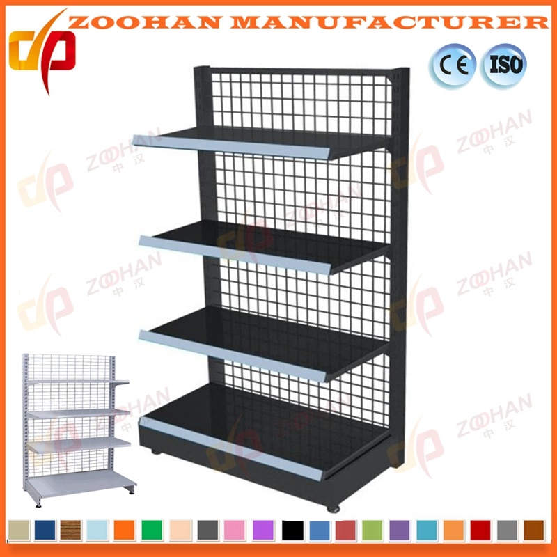 Grocery Store Wire Mesh Metal Steel Supermarket Shelf Shelving (Zhs23)