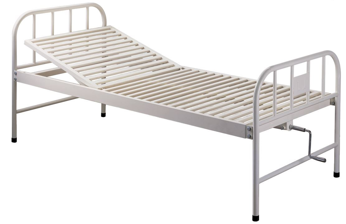 CE Certificate One Crank Manual Hospital Bed (SK-MB121)