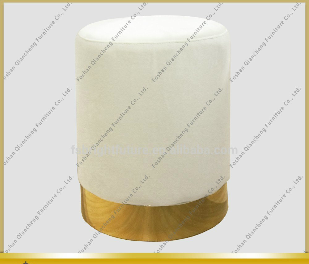 New Stainless Steel Frame Comfortable Fabric Stool Chair