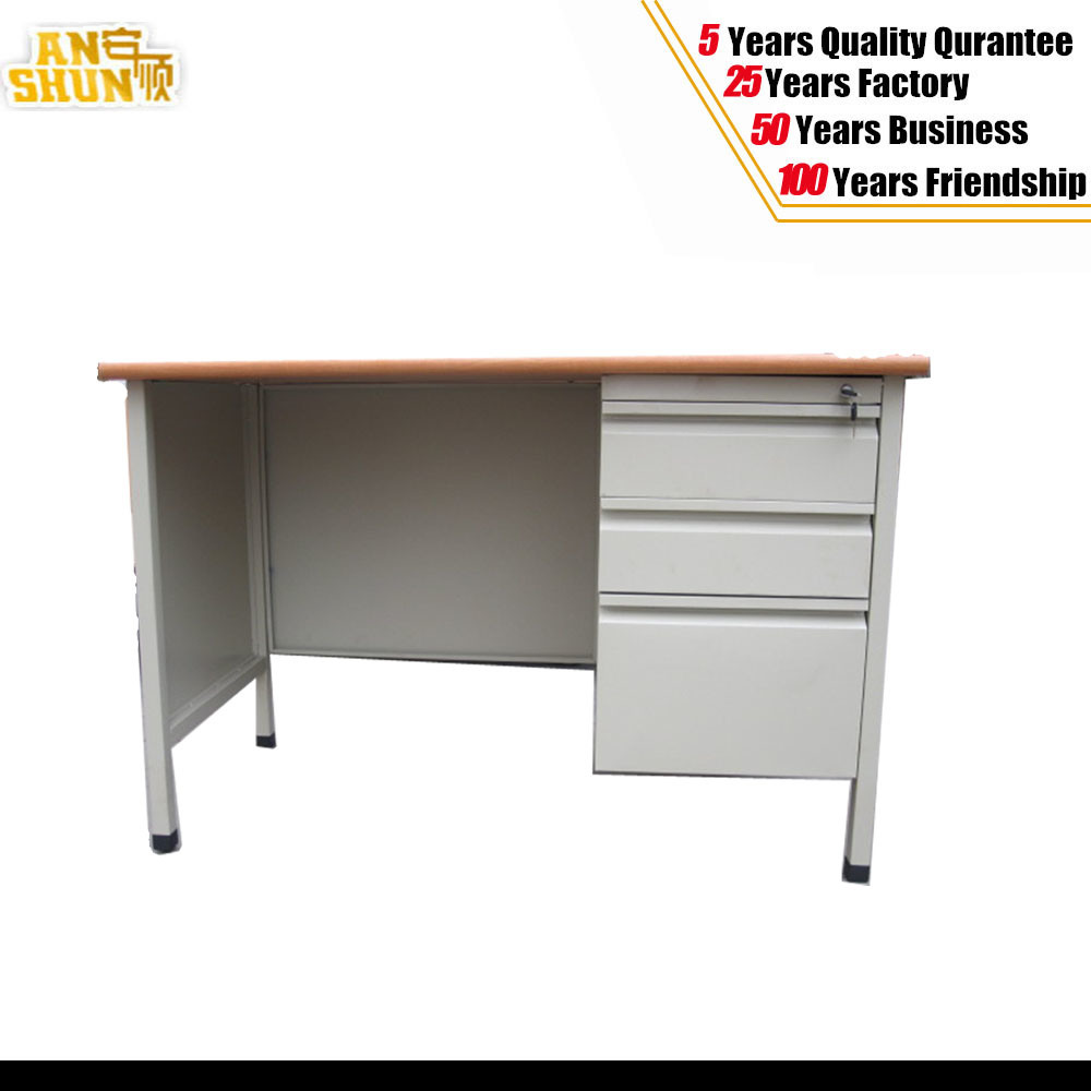 Customized Woodern Top Steel Modern Desk