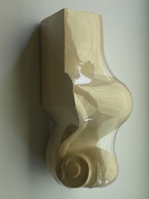 Solid Wood Cabinet Leg Unfinished