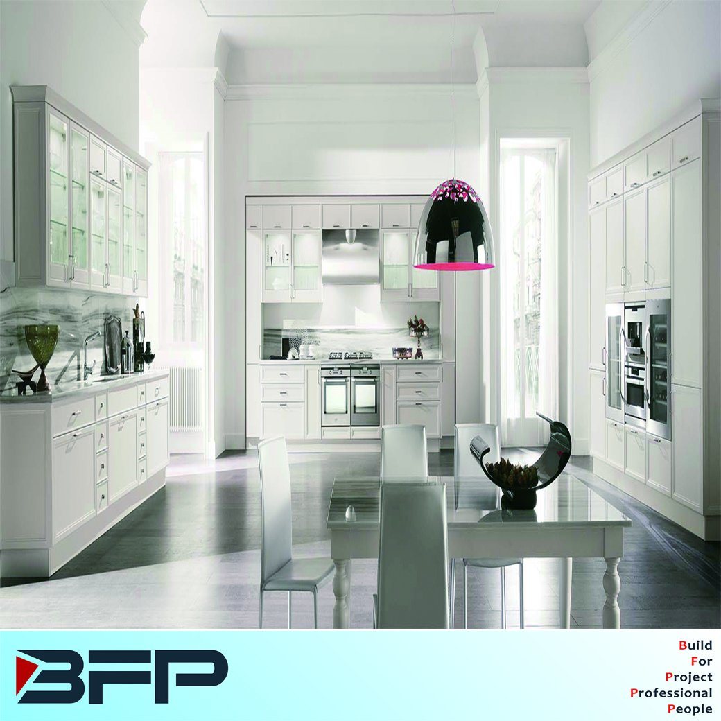 Custom Made Best Material PVC Wooden Kitchen Cabinet Bpk-35