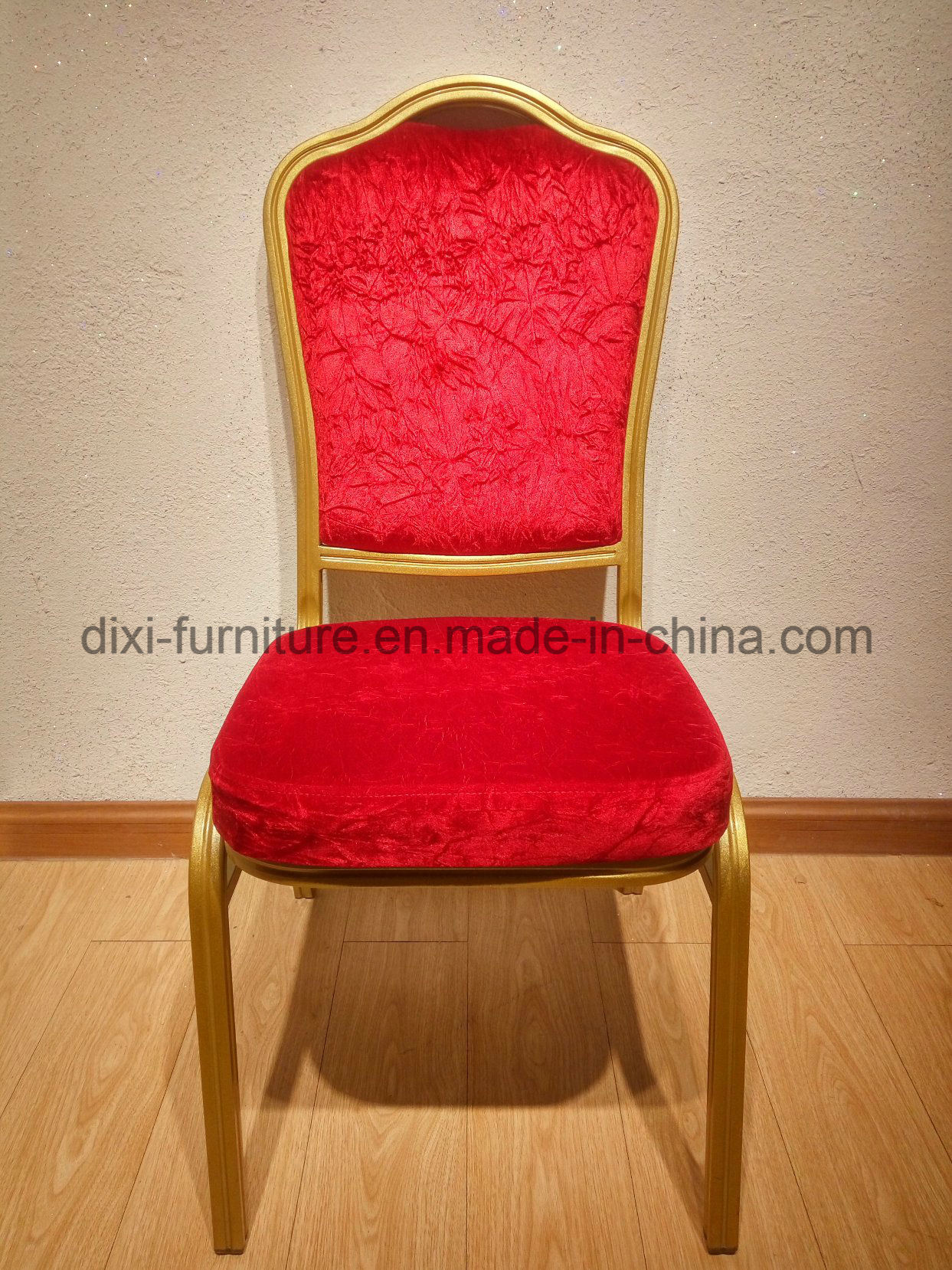 New Event Design Wedding Hotel Golden Metal Dining Chair