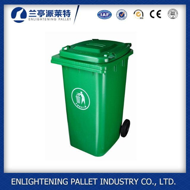 Hospital Hygiene Medical Pedal Plastic Wastebin with Wheel