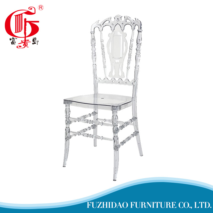 Modern Outdoor Transparent Wedding Resin Chair