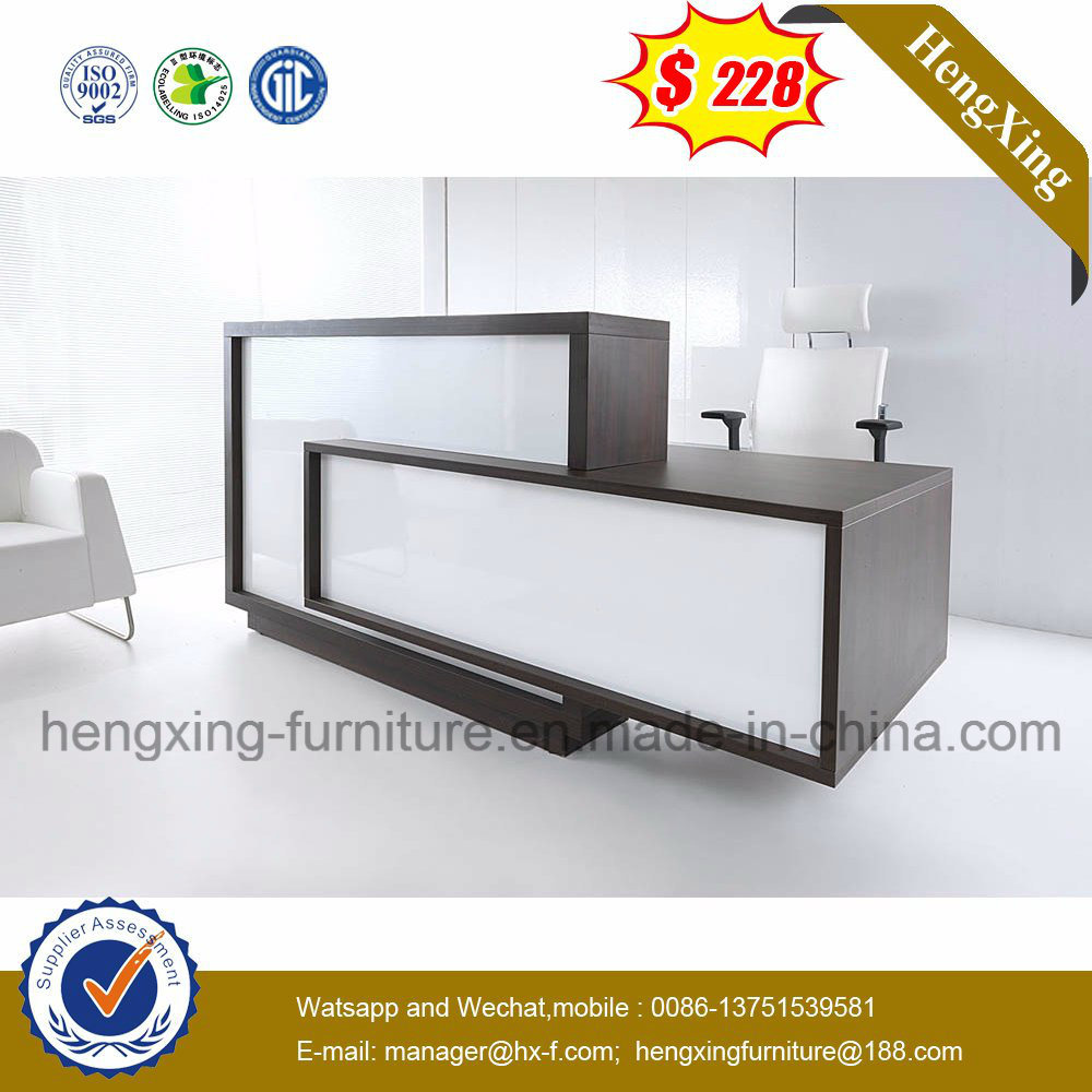 Luxury Glass Panelbig Sale Reception Table (HX-5N378)