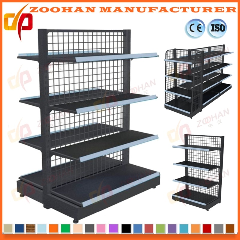 Rust Proof Metal Back Wire Mesh Net Supermarket Shelf (Zhs40)