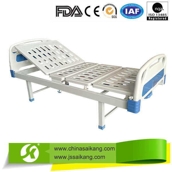 Hospital Furniture Single Manual Medical Bed for Patient