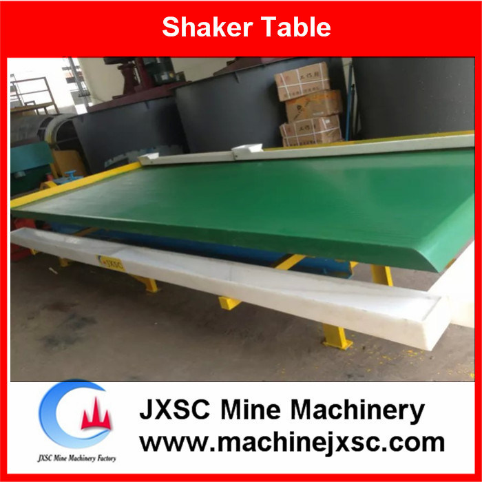 Big Channel Shaking Table for Coltan Dressing Plant in Uganda