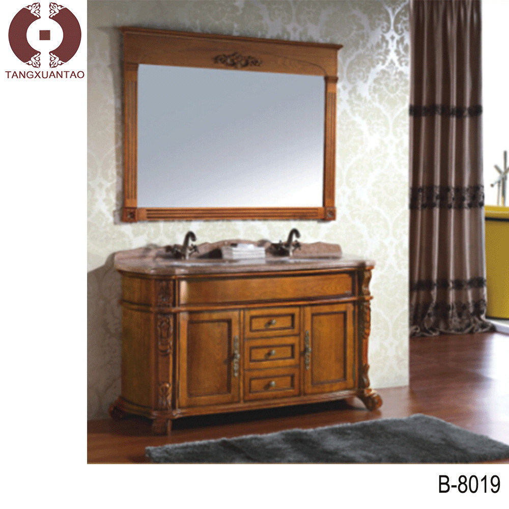 High Selling Bathroom Cabinet New Design Solid Wood Cabinet (9B8019)