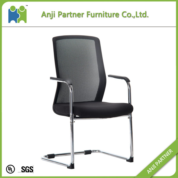 Simple Design Fixed Height Black Mesh Seat Office Chair (Myra)