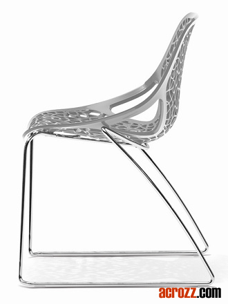 Stackable Plastic Restaurant Furniture Dining Caprice Chair Sleigh Leg