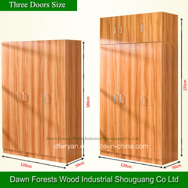 No Folded and Melamine Panel Type Wall Mounted Wardrobe